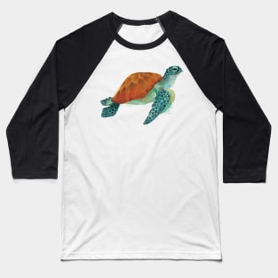 Green Sea Turtle - No Background Baseball T-Shirt